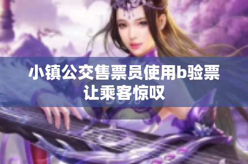 小镇公交售票员使用b验票让乘客惊叹