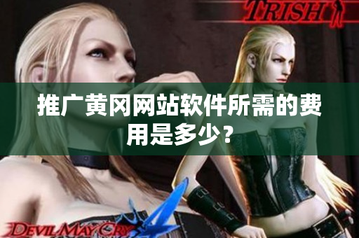 推广黄冈网站软件所需的费用是多少？