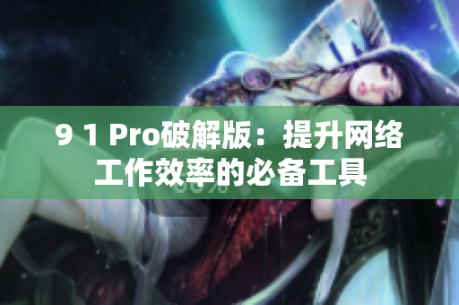9 1 Pro破解版：提升网络工作效率的必备工具
