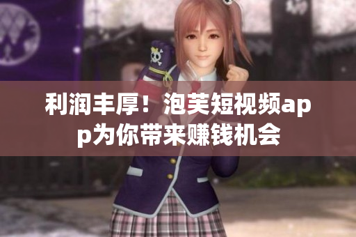 利润丰厚！泡芙短视频app为你带来赚钱机会