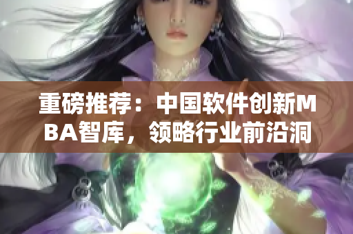 重磅推荐：中国软件创新MBA智库，领略行业前沿洞见！