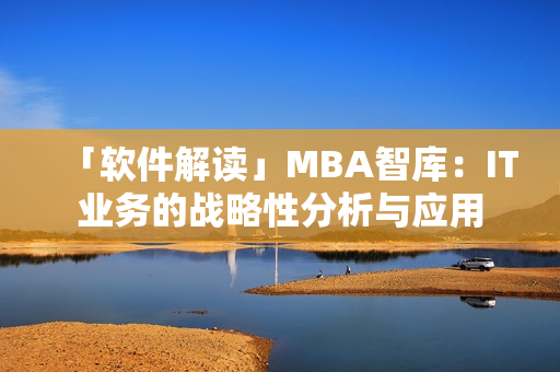 「软件解读」MBA智库：IT业务的战略性分析与应用