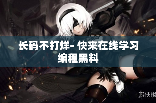长码不打烊- 快来在线学习编程黑料