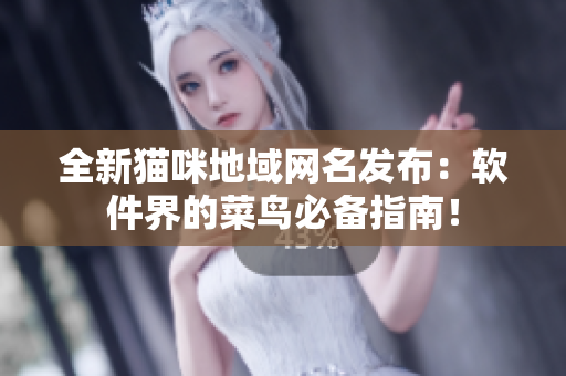 全新猫咪地域网名发布：软件界的菜鸟必备指南！
