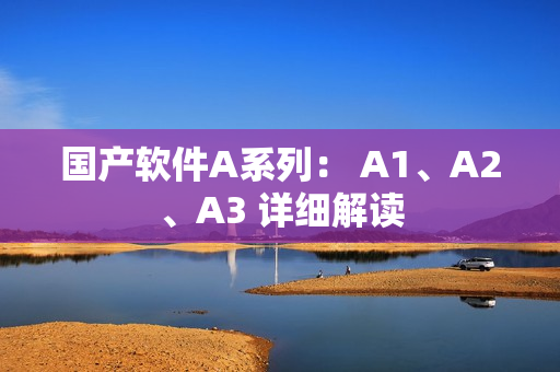 国产软件A系列： A1、A2、A3 详细解读