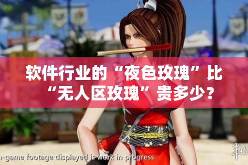 软件行业的“夜色玫瑰”比“无人区玫瑰”贵多少？