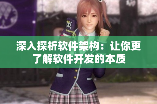 深入探析软件架构：让你更了解软件开发的本质