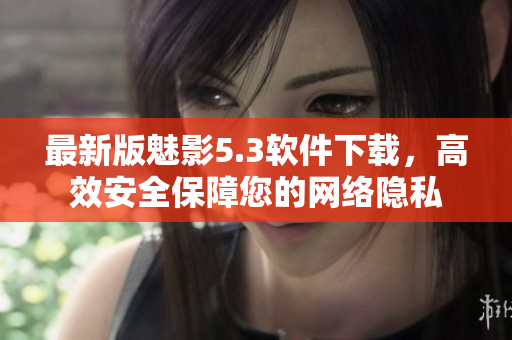 最新版魅影5.3软件下载，高效安全保障您的网络隐私