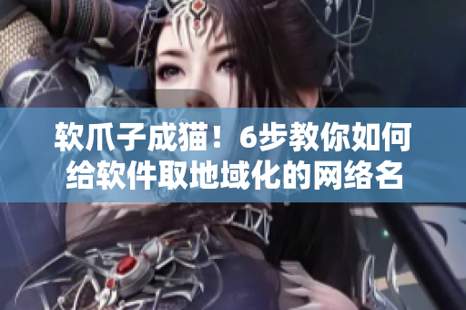 软爪子成猫！6步教你如何给软件取地域化的网络名