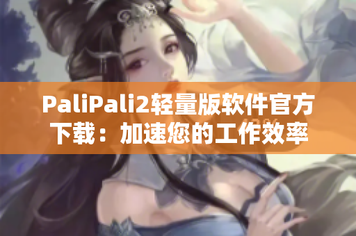 PaliPali2轻量版软件官方下载：加速您的工作效率