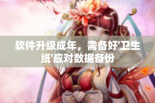 软件升级成年，需备好'卫生纸'应对数据备份