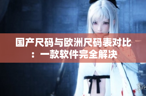 国产尺码与欧洲尺码表对比：一款软件完全解决