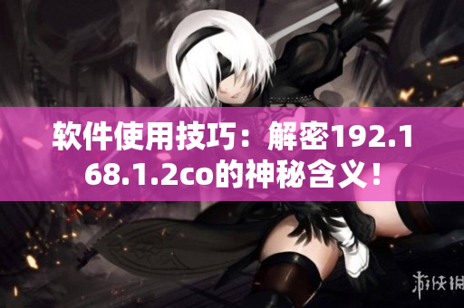 软件使用技巧：解密192.168.1.2co的神秘含义！