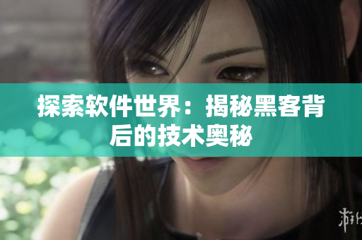 探索软件世界：揭秘黑客背后的技术奥秘