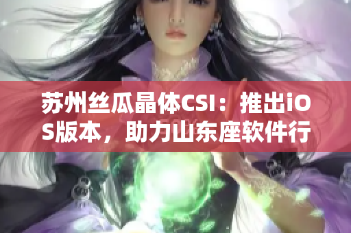 苏州丝瓜晶体CSI：推出iOS版本，助力山东座软件行业