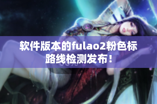 软件版本的fulao2粉色标路线检测发布！