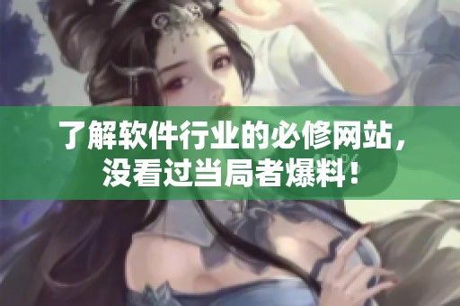 了解软件行业的必修网站，没看过当局者爆料！