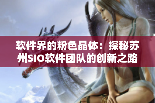软件界的粉色晶体：探秘苏州SIO软件团队的创新之路