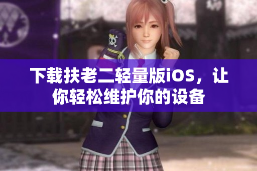 下载扶老二轻量版iOS，让你轻松维护你的设备