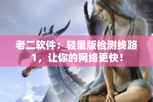 老二软件：轻量版检测线路1，让你的网络更快！