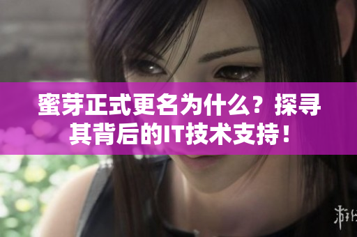 蜜芽正式更名为什么？探寻其背后的IT技术支持！