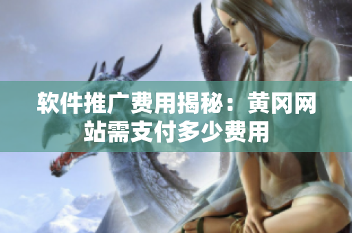 软件推广费用揭秘：黄冈网站需支付多少费用