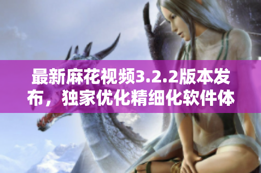 最新麻花视频3.2.2版本发布，独家优化精细化软件体验