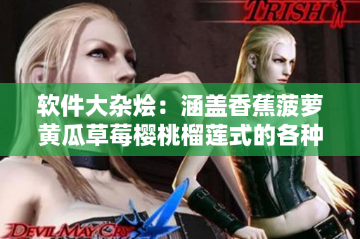 软件大杂烩：涵盖香蕉菠萝黄瓜草莓樱桃榴莲式的各种实用功能