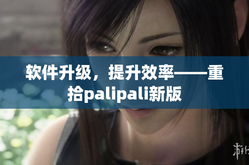 软件升级，提升效率——重拾palipali新版