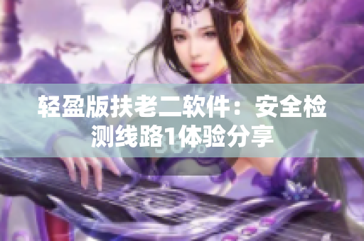 轻盈版扶老二软件：安全检测线路1体验分享