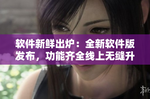 软件新鲜出炉：全新软件版发布，功能齐全线上无缝升级