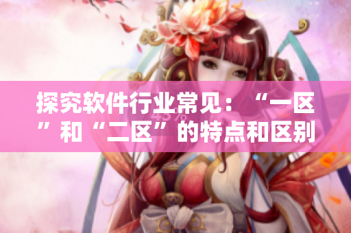 探究软件行业常见：“一区”和“二区”的特点和区别