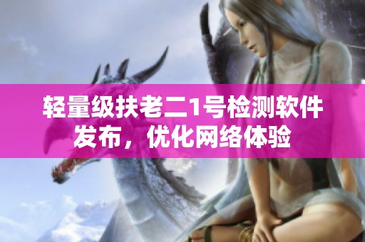 轻量级扶老二1号检测软件发布，优化网络体验