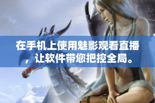 在手机上使用魅影观看直播，让软件带您把控全局。