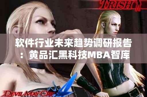 软件行业未来趋势调研报告：黄品汇黑科技MBA智库