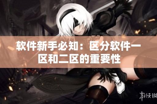 软件新手必知：区分软件一区和二区的重要性